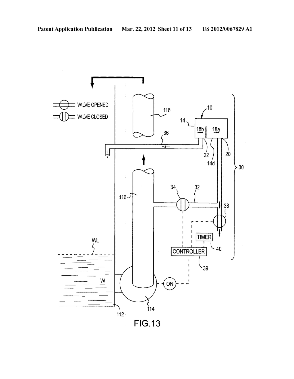 WATER TREATMENT FEEDER DEVICE AND A WATER TREATMENT FEEDER SYSTEM - diagram, schematic, and image 12