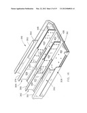 Expansion joint for a cable tray apparatus for a people mover system diagram and image