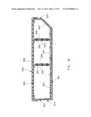 Expansion joint for a cable tray apparatus for a people mover system diagram and image