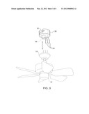 PORTABLE CEILING FAN MOUNTING ASSEMBLY diagram and image