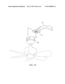 PORTABLE CEILING FAN MOUNTING ASSEMBLY diagram and image