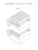 NON-VOLATILE MEMORY DEVICES INCLUDING BLOCKING INSULATION PATTERNS WITH     SUB-LAYERS HAVING DIFFERENT ENERGY BAND GAPS diagram and image