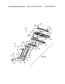 Arm assembly for a chair diagram and image