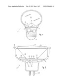 Integrated LED and sensor device diagram and image