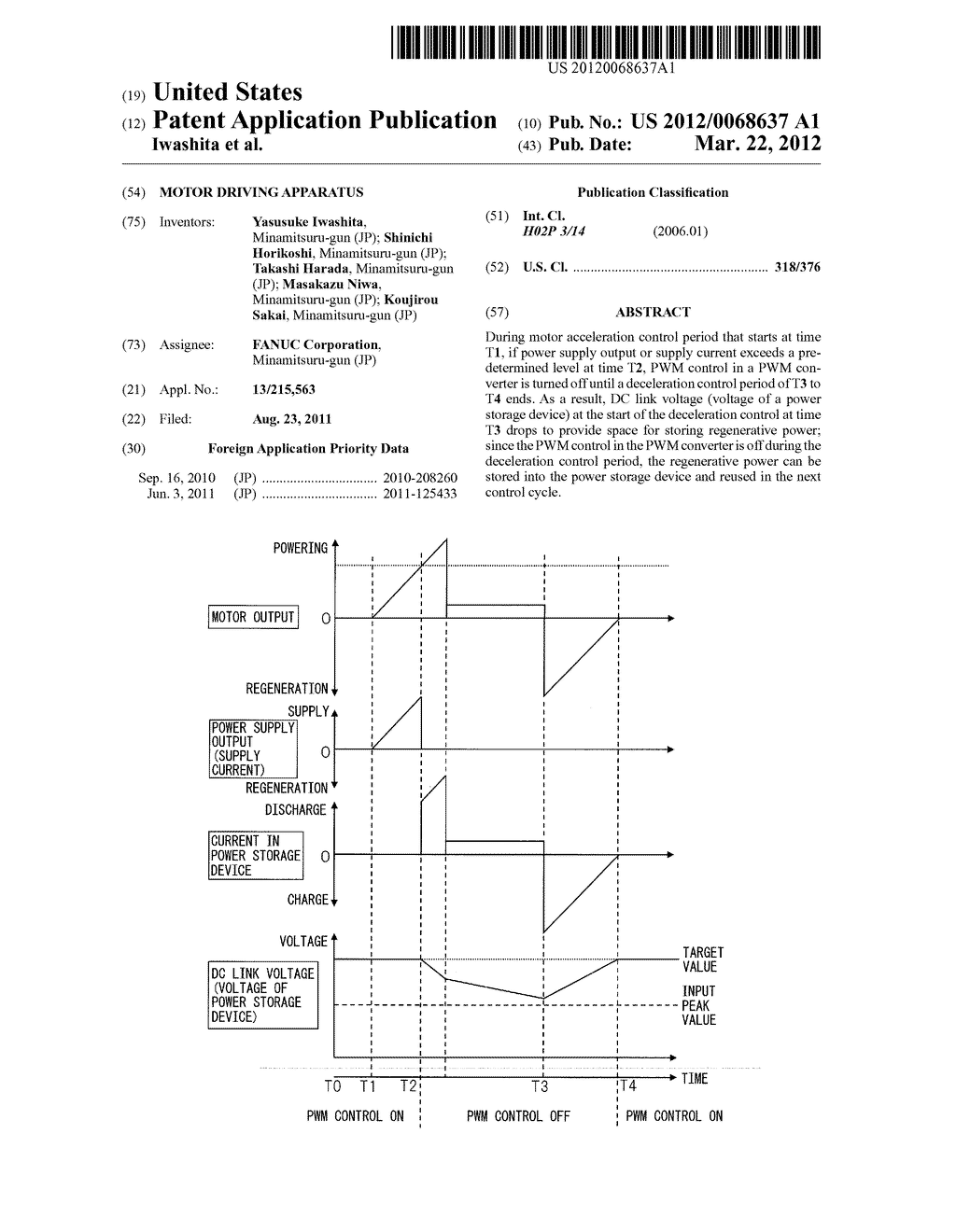 MOTOR DRIVING APPARATUS - diagram, schematic, and image 01