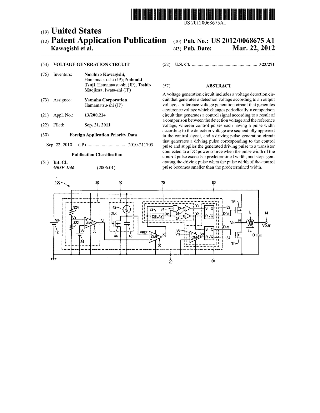 Voltage generation circuit - diagram, schematic, and image 01