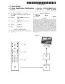 Remote Control Functionality Including Information From Motion Sensors diagram and image