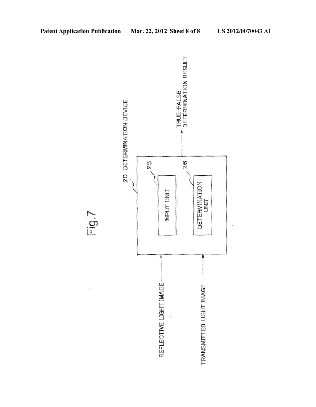 DETERMINATION DEVICE, FINGERPRINT INPUT DEVICE, DETERMINATION METHOD, AND     DETERMINATION PROGRAM - diagram, schematic, and image 09