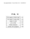 Information Processing Apparatus and Method for Generating Print Data for     a Book with a Cover Sheet diagram and image