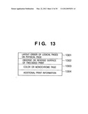 Information Processing Apparatus and Method for Generating Print Data for     a Book with a Cover Sheet diagram and image