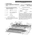 Device for buffering containers with plants and distributing means therein     or therefor diagram and image