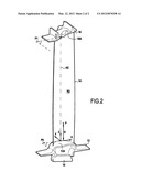 OPTIMIZED AERODYNAMIC PROFILE FOR A TURBINE BLADE, IN PARTICULAR FOR A     ROTARY WHEEL OF THE SECOND STAGE OF A TURBINE diagram and image