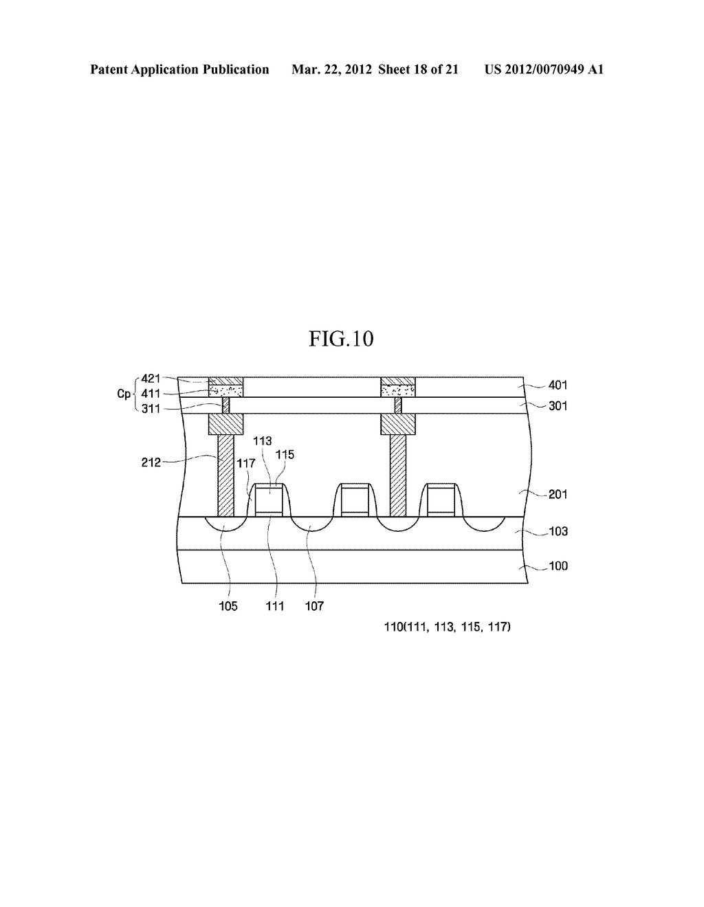 SEMICONDUCTOR DEVICE AND METHOD OF FABRICATING SEMICONDUCTOR DEVICE - diagram, schematic, and image 19