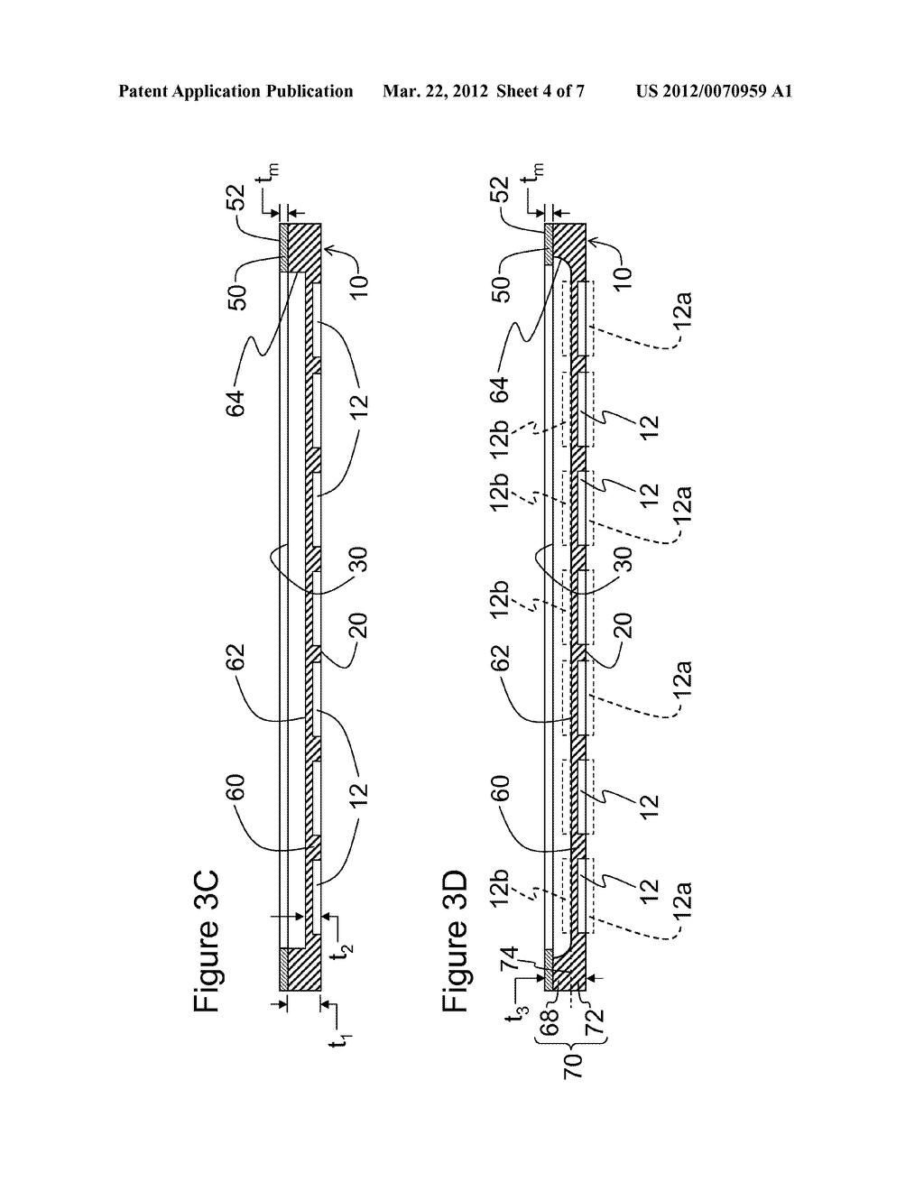 MICROELECTRONIC DEVICE WAFERS AND METHODS OF MANUFACTURING - diagram, schematic, and image 05