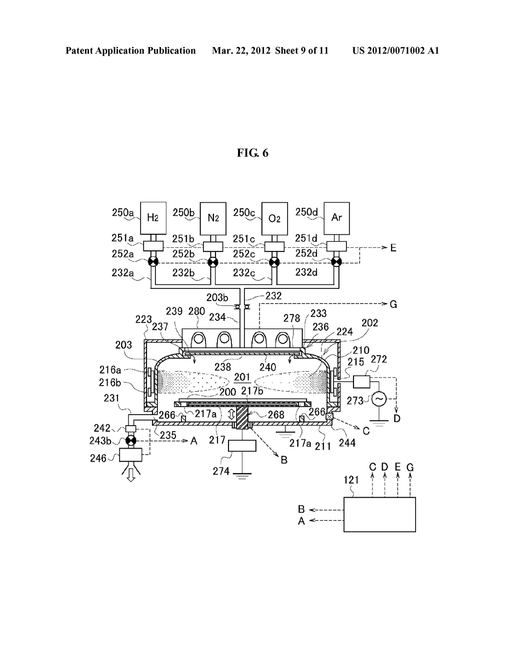 METHOD OF MANUFACTURING SEMICONDUCTOR DEVICE AND SUBSTRATE PROCESSING     APPARATUS - diagram, schematic, and image 10