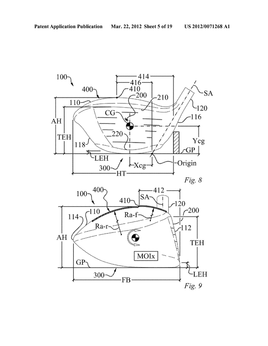 HIGH VOLUME AERODYNAMIC GOLF CLUB HEAD HAVING A POST APEX ATTACHMENT     PROMOTING REGION - diagram, schematic, and image 06