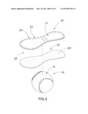 Stitchingless baseball, softball or the like and manufacturing method     thereof diagram and image