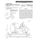 ADJUSTABLE INCLINING AND DECLINING EXERCISE BICYCLE diagram and image