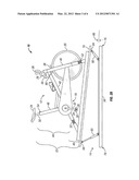 ADJUSTABLE INCLINING AND DECLINING EXERCISE BICYCLE diagram and image