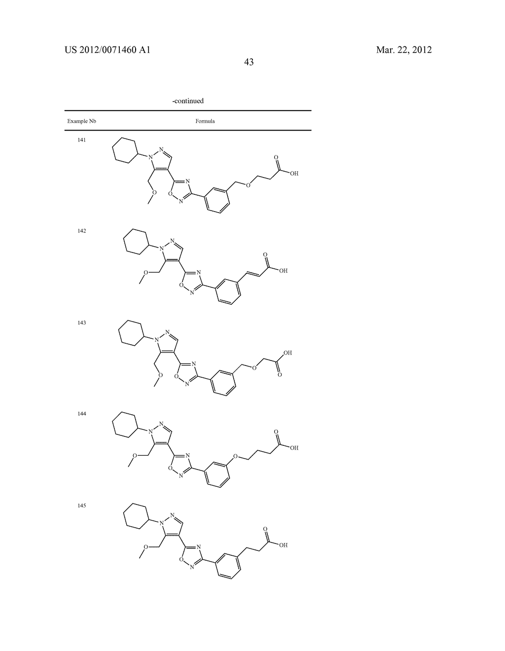 PYRAZOLE OXADIAZOLE DERIVATIVES AS S1P1 AGONISTS - diagram, schematic, and image 44