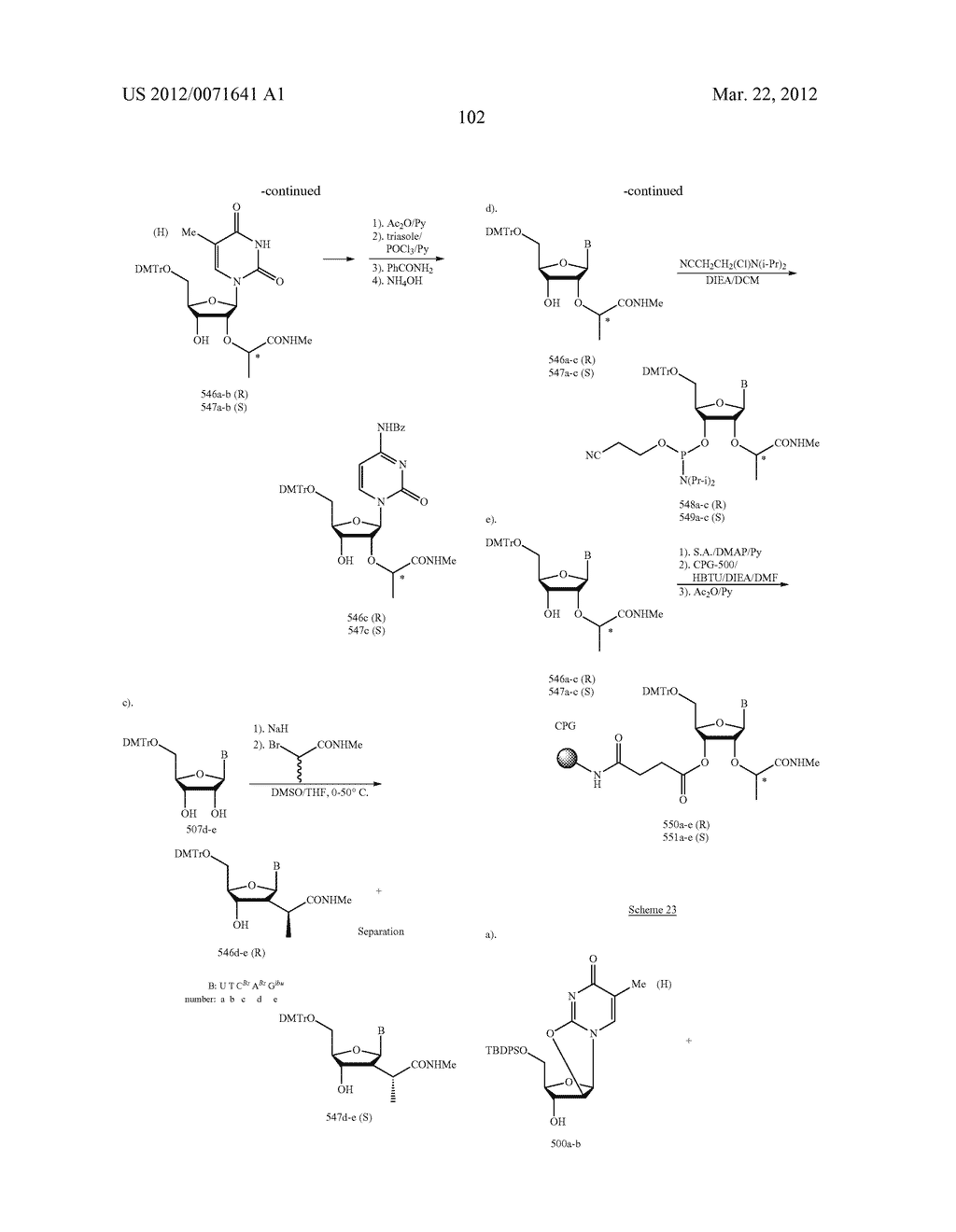 NUCLEIC ACID CHEMICAL MODIFICATIONS - diagram, schematic, and image 103