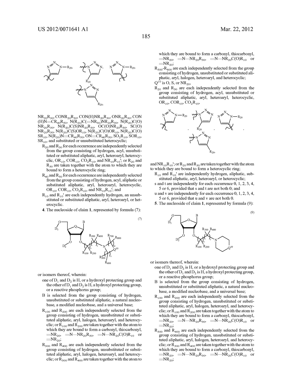 NUCLEIC ACID CHEMICAL MODIFICATIONS - diagram, schematic, and image 186