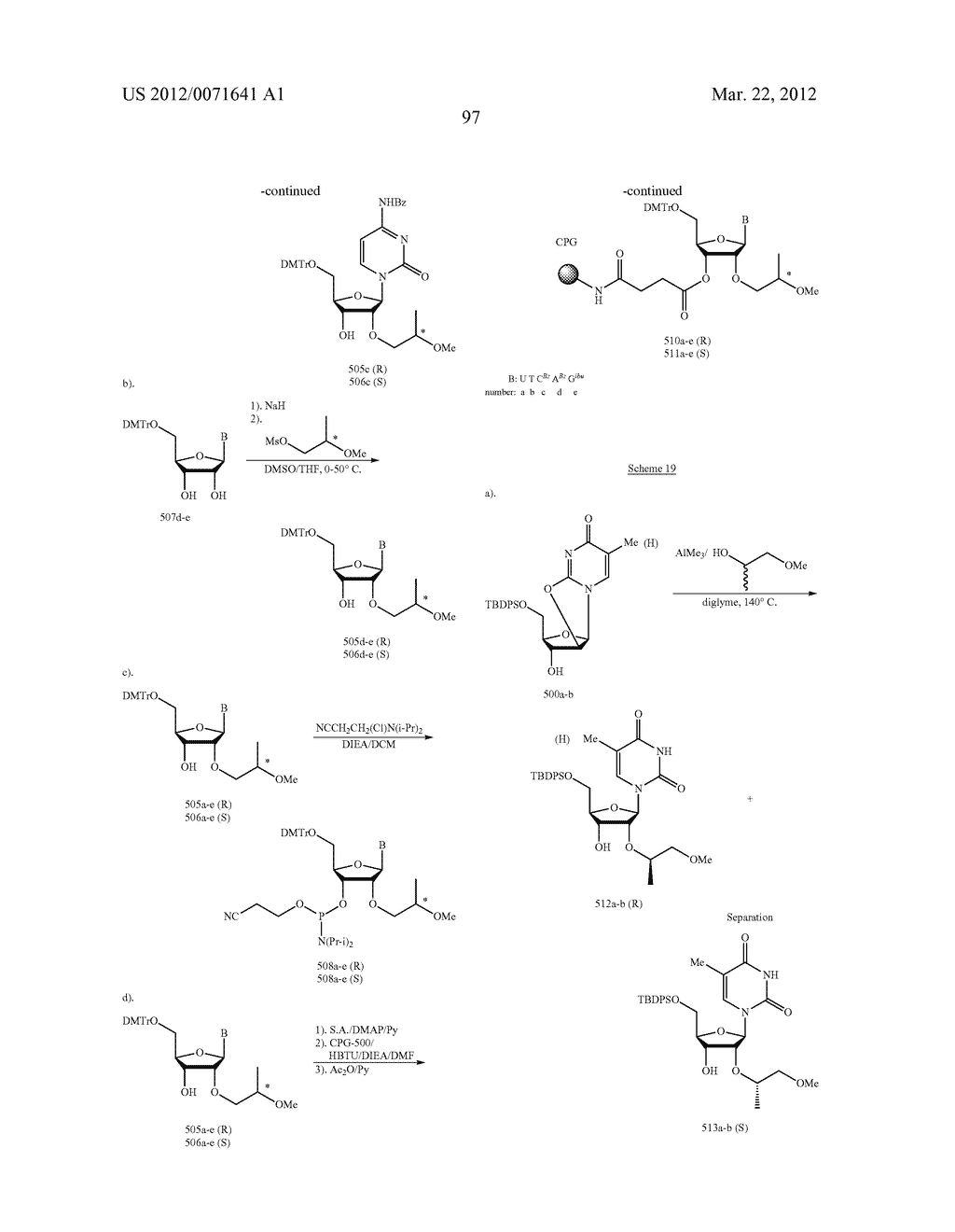 NUCLEIC ACID CHEMICAL MODIFICATIONS - diagram, schematic, and image 98