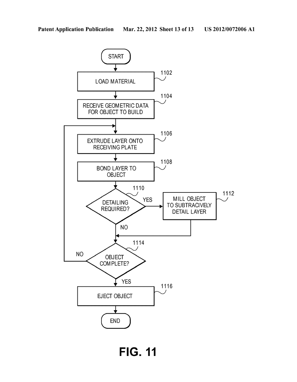 SYSTEM AND METHOD FOR RAPID FABRICATION OF ARBITRARY THREE-DIMENSIONAL     OBJECTS - diagram, schematic, and image 14