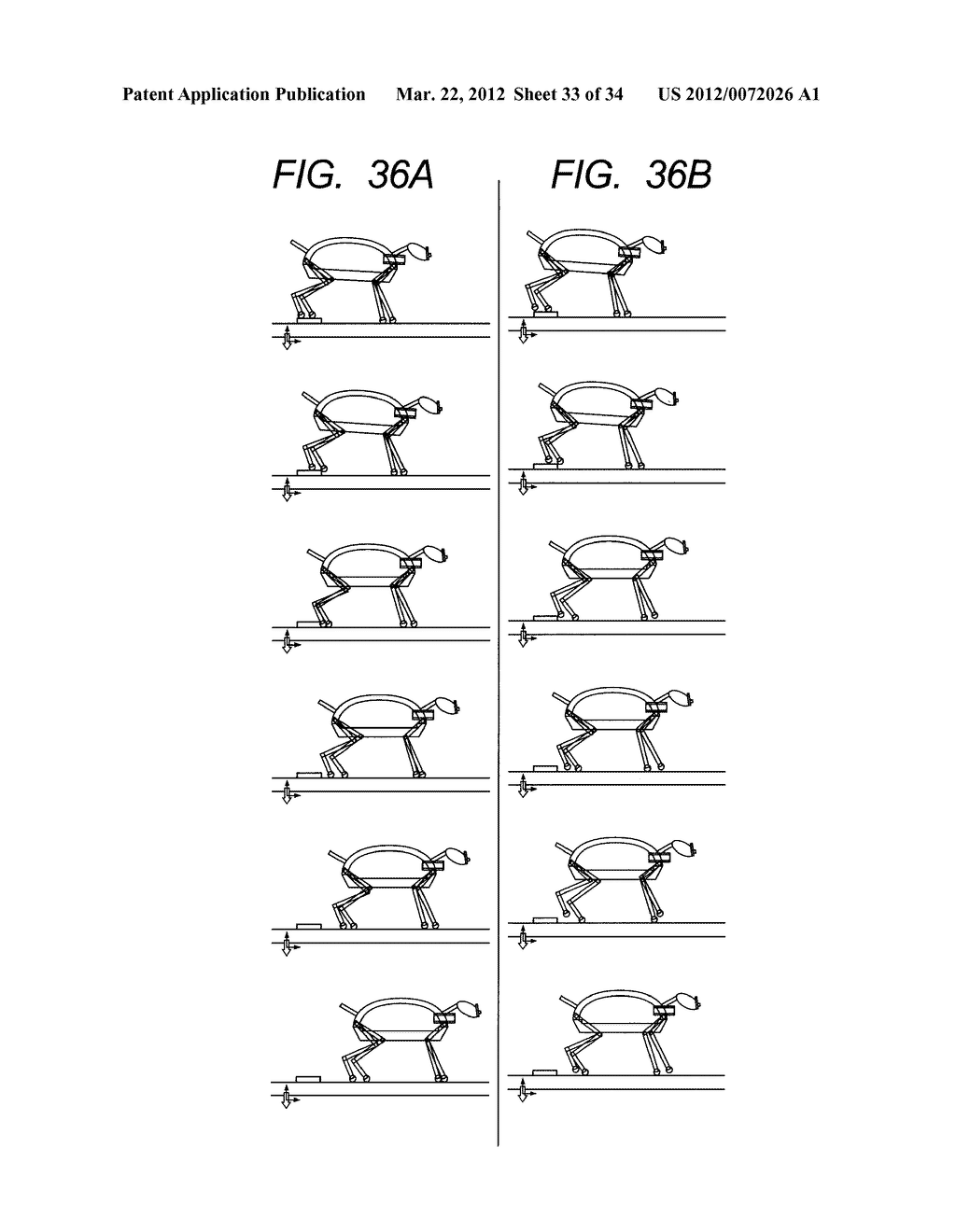 ROBOT SYSTEM CONTROLLING METHOD, ROBOT SYSTEM, AND CONTROL APPARATUS FOR     QUADRUPEDAL ROBOT - diagram, schematic, and image 34