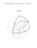 AZIMUTH PROCESSING DEVICE, AZIMUTH PROCESSING METHOD, AZIMUTH PROCESSING     PROGRAM, DIRECTION FINDING DEVICE, TILT OFFSET CORRECTING METHOD, AZIMUTH     MEASURING METHOD, COMPASS SENSOR UNIT, AND PORTABLE ELECTRONIC DEVICE diagram and image