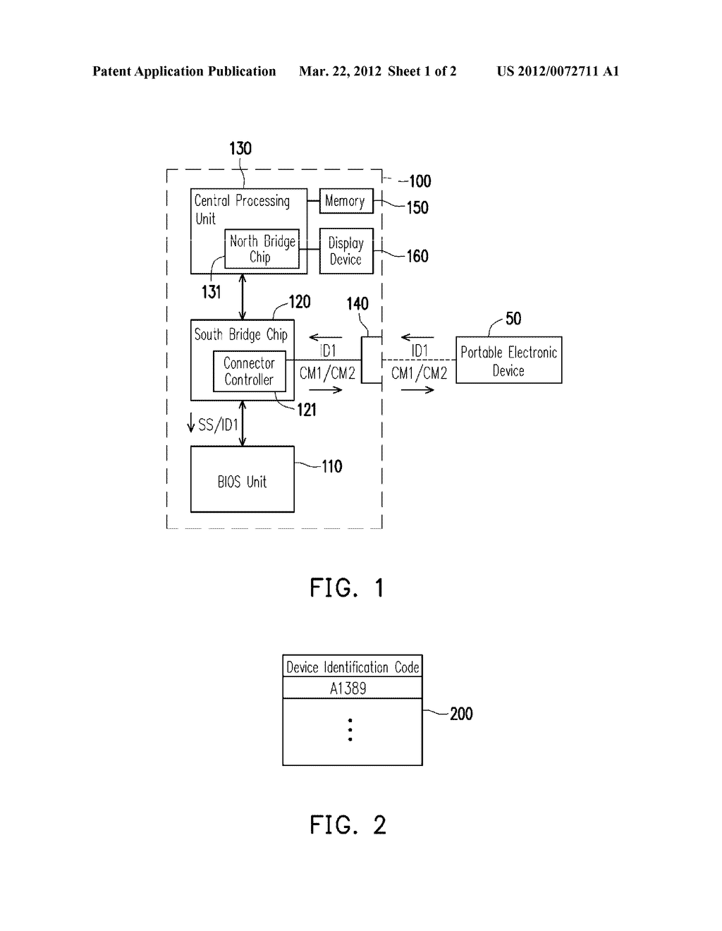 Computer Apparatus and Method for Charging Portable Electronic Device     Using the Computer Apparatus - diagram, schematic, and image 02