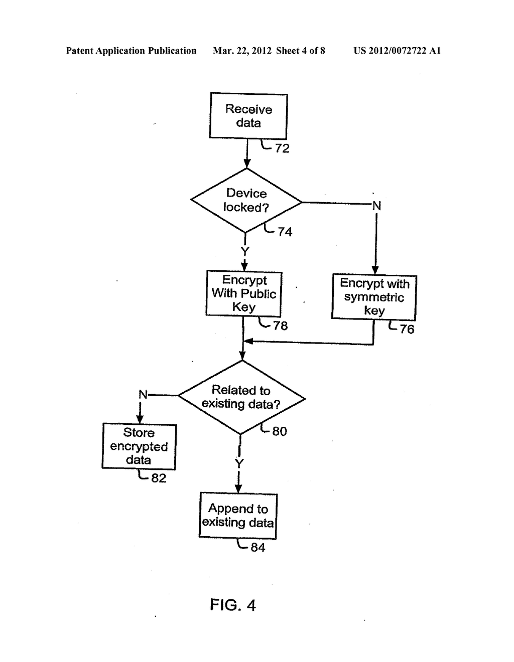 SYSTEM AND METHOD OF PROTECTING DATA ON A COMMUNICATION DEVICE - diagram, schematic, and image 05