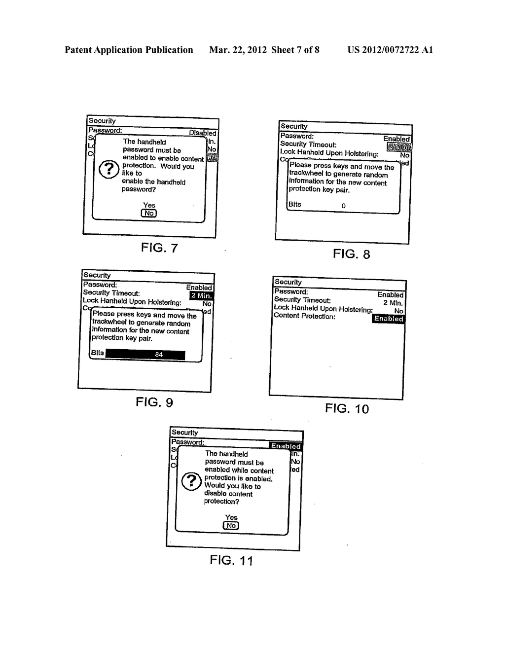 SYSTEM AND METHOD OF PROTECTING DATA ON A COMMUNICATION DEVICE - diagram, schematic, and image 08