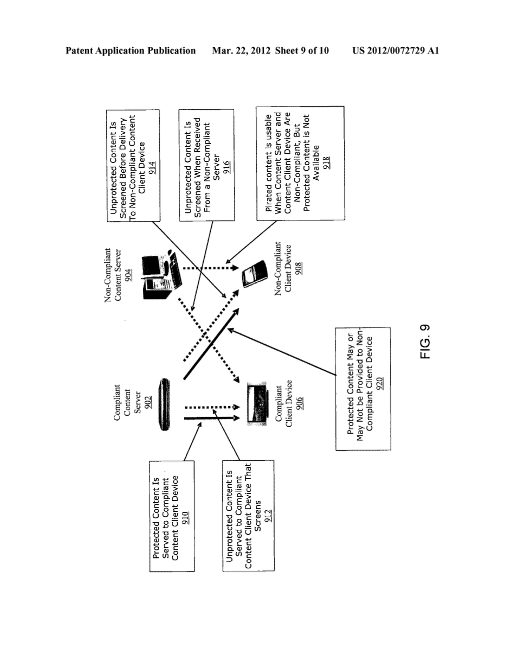 WATERMARK EXTRACTION AND CONTENT SCREENING IN A NETWORKED ENVIRONMENT - diagram, schematic, and image 10