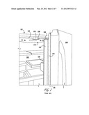 REFRIGERATOR DOOR MULLION APPARATUS AND SYSTEM diagram and image