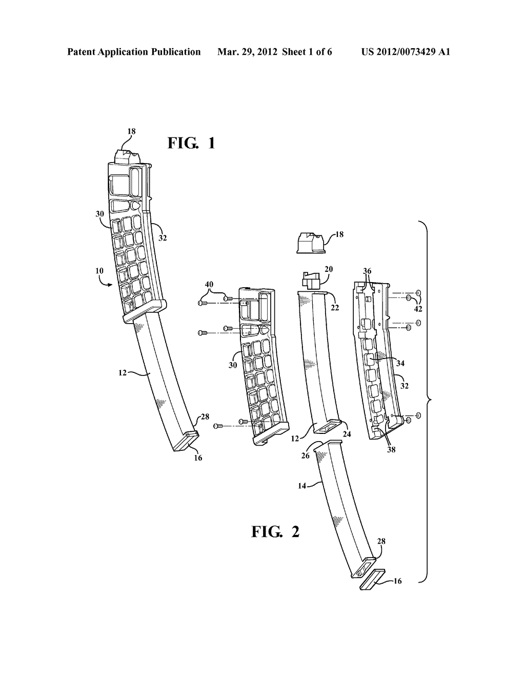 COMBINATION STACKABLE MAGAZINE CORES AND OUTER BINDING SKINS FOR CHANGING     STYLE AND CAPACITY VERSABILITY OF A FIREARM AND FURTHER INCLUDING DUAL     USE FOLLOWER - diagram, schematic, and image 02