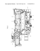 MOUNTING STRUCTURE OF HIGH PRESSURE FUEL PUMP FOR GASOLINE DIRECT     INJECTION ENGINE diagram and image