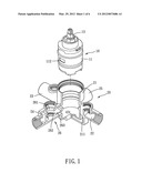 CONTROL VALVE ASSEMBLY FOR FAUCET AND FAUCET USING THE SAME diagram and image