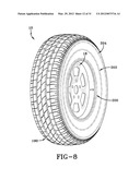 DISTRIBUTED PUMP SELF-INFLATING TIRE ASSEMBLY diagram and image