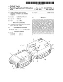 VEHICLE HAVING ARTICULATED STEERING, IN PARTICULAR ARMORED VEHICLE diagram and image