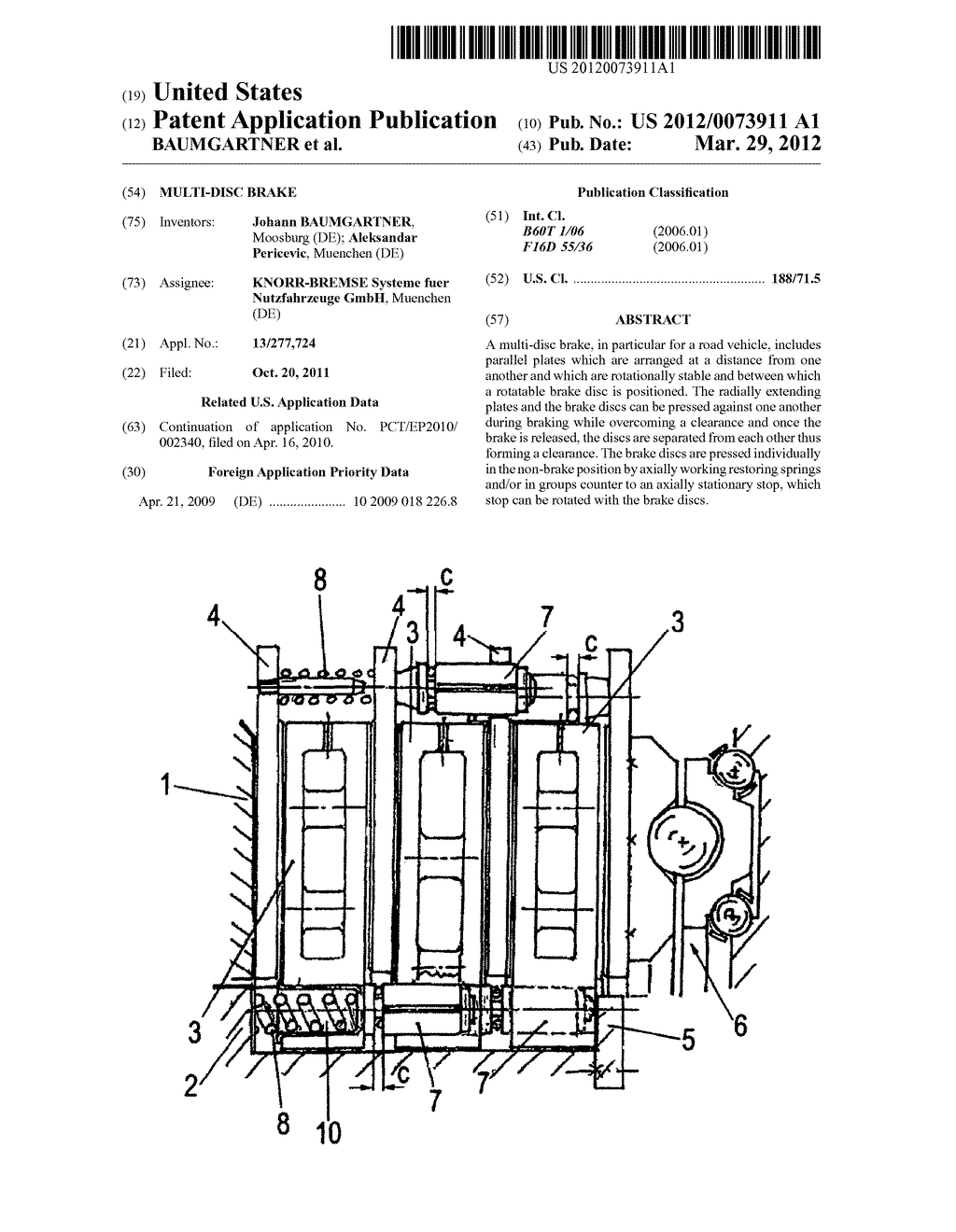 Multi-Disc Brake - diagram, schematic, and image 01