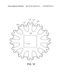 Sprocket for Easy Cleaning diagram and image