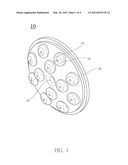 DISPENSING DEVICE WITH MULTIPLE OPENINGS FOR BOTTLE diagram and image