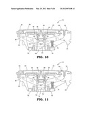 CUP HOLDER ASSEMBLY HAVING A PAIR OF LIDS AND A SINGLE RELEASE BUTTON diagram and image