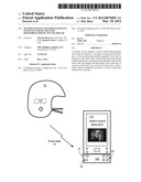 METHOD, SYSTEM AND WIRELESS DEVICE WITH EVENT DETECTION FOR MONITORING     PROTECTIVE HEADGEAR diagram and image