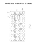 KEYBOARD STRUCTURE WITH ANTENNA FUNCTION diagram and image