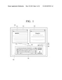 METHOD FOR PROVIDING A UI, AND DISPLAY DEVICE ADOPTING SAME diagram and image