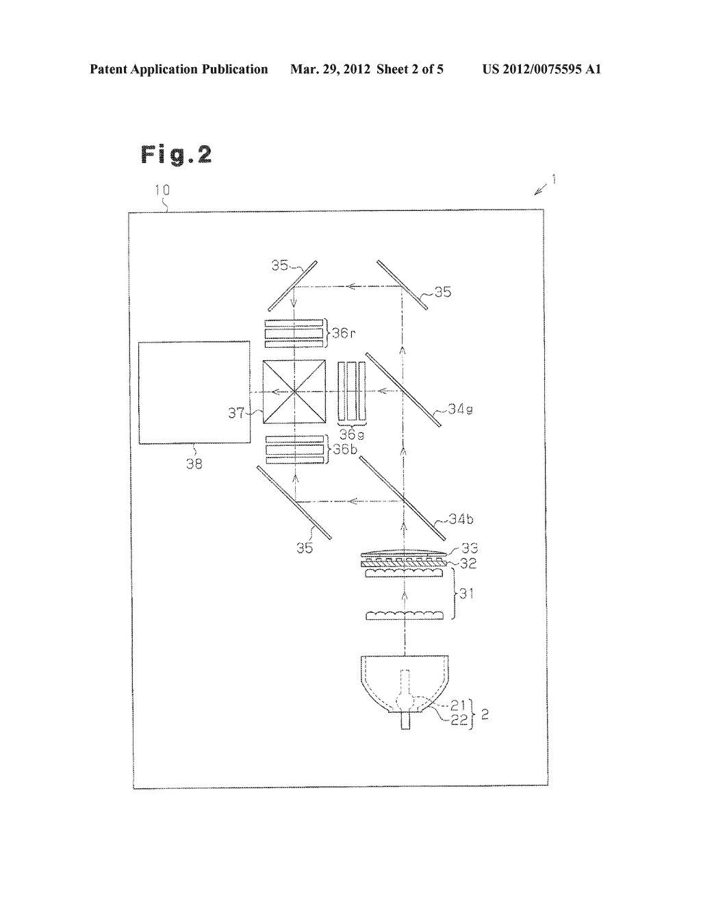 VIDEO PROJECTOR - diagram, schematic, and image 03