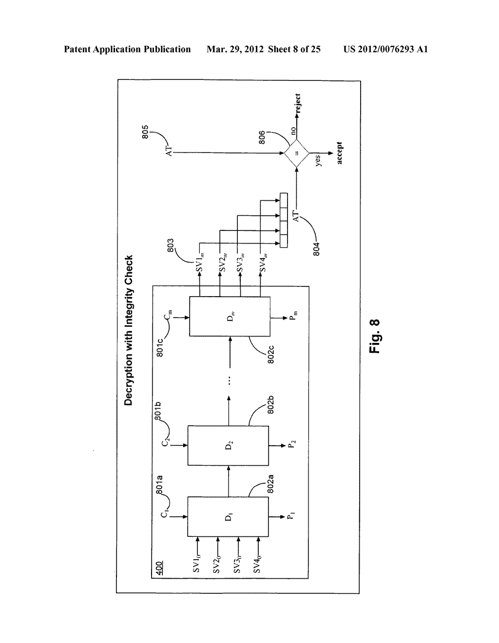 HYBRID MODE CRYPTOGRAPHIC METHOD AND SYSTEM WITH MESSAGE AUTHENTICATION - diagram, schematic, and image 09