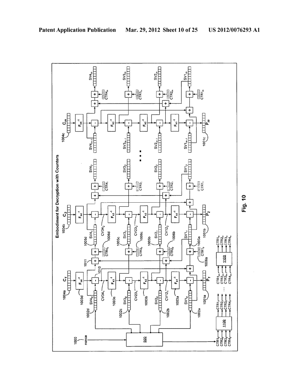 HYBRID MODE CRYPTOGRAPHIC METHOD AND SYSTEM WITH MESSAGE AUTHENTICATION - diagram, schematic, and image 11